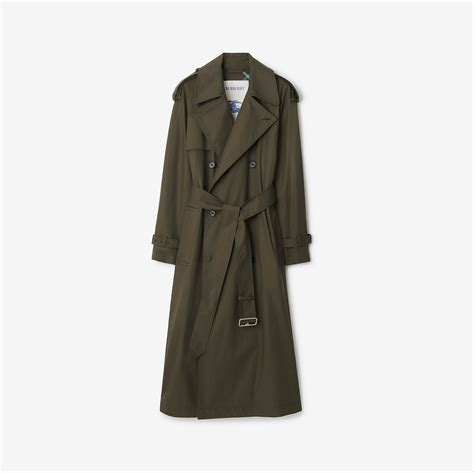 Long Gabardine Castleford Trench Coat 